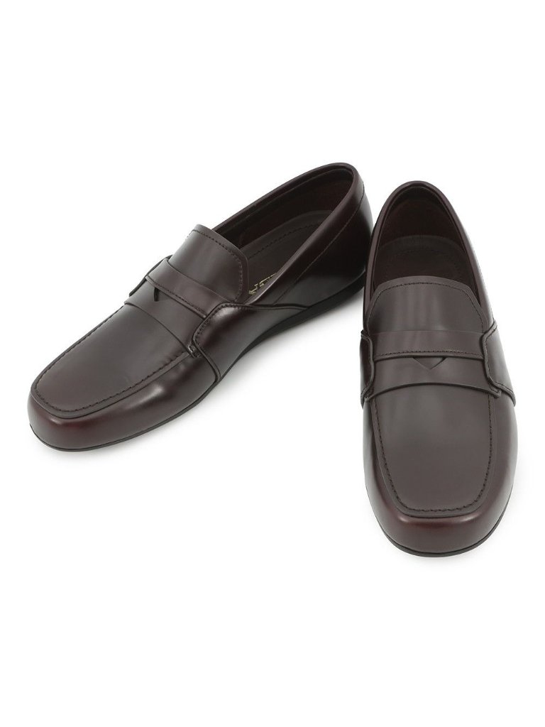 Prada Loafers Brushed Leather Square Toe 5